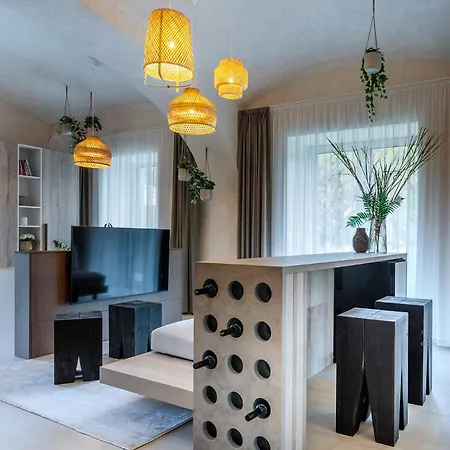 Moderni A Utulne Na Statku Z Roku 1880 Apartment